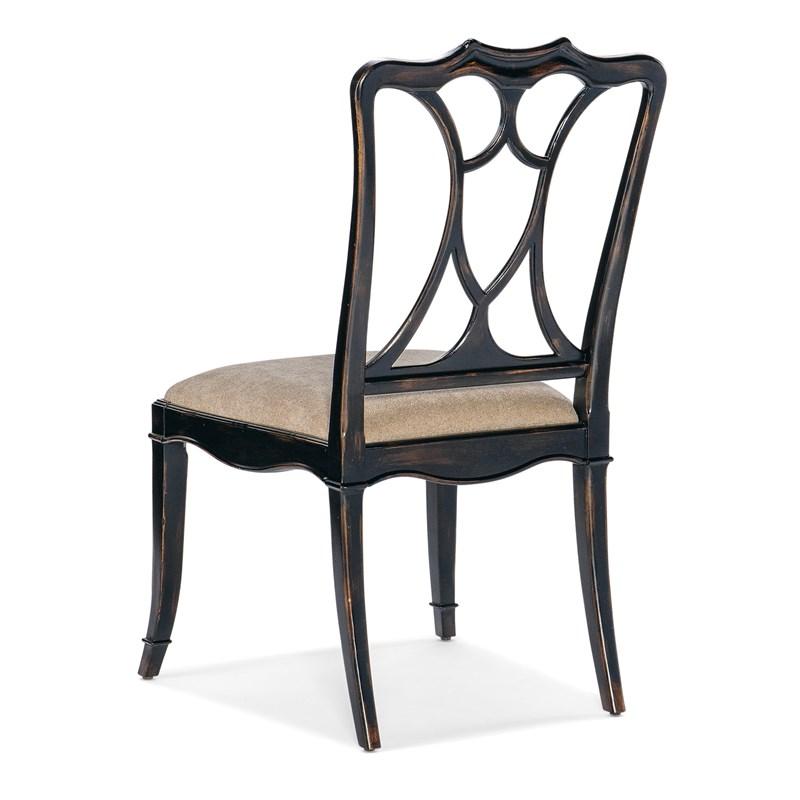 Large Picture of Hooker Furniture 6750-75310-97 Charleston Upholstered Seat Side Chair