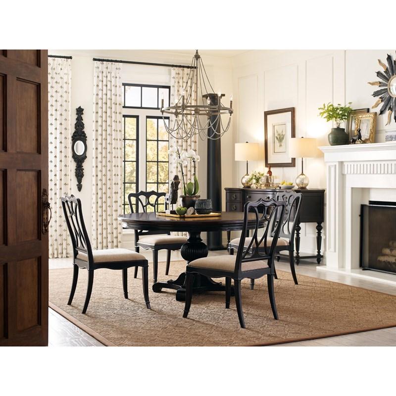 Large Picture of Hooker Furniture 6750-75310-97 Charleston Upholstered Seat Side Chair