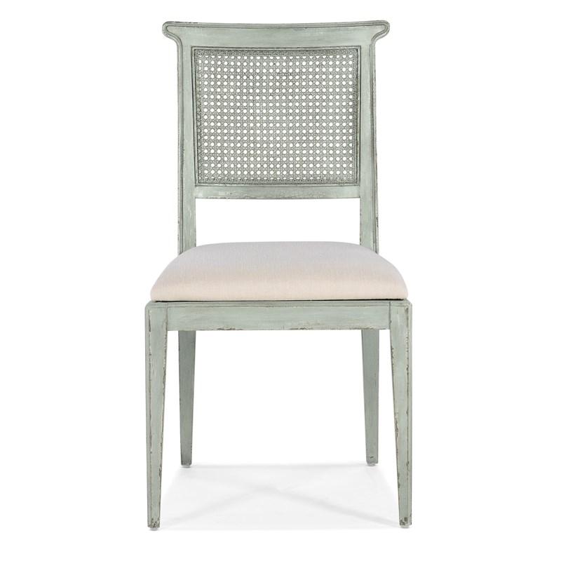 Large Picture of Hooker Furniture 6750-75410-40 Charleston Upholstered Seat Side Chair