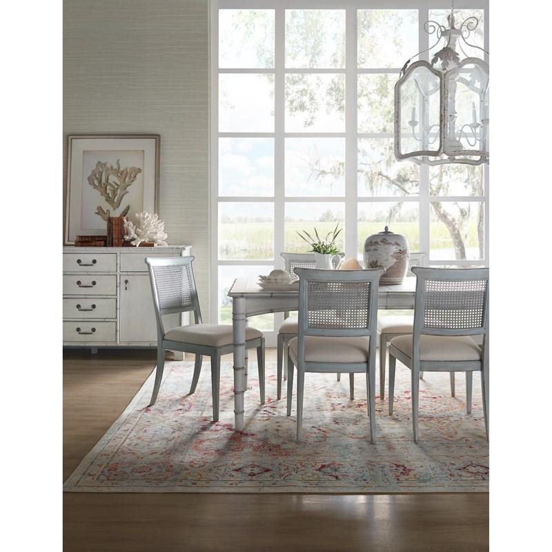 Large Picture of Hooker Furniture 6750-75410-40 Charleston Upholstered Seat Side Chair