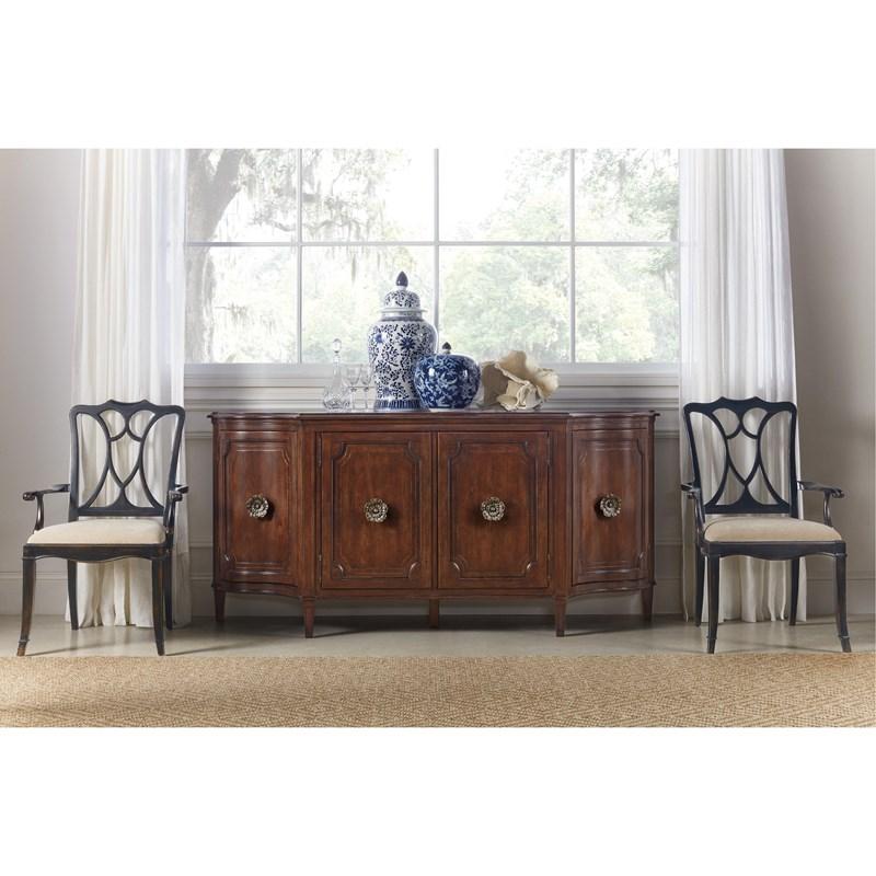 Large Picture of Hooker Furniture 6750-75900-85 Charleston Four-Door Buffet