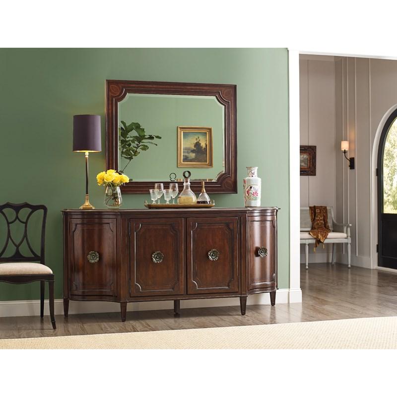 Large Picture of Hooker Furniture 6750-75900-85 Charleston Four-Door Buffet