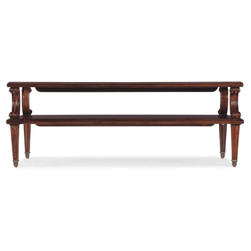 Large Picture of Hooker Furniture 6750-80110-85 Charleston Rectangle Cocktail Table