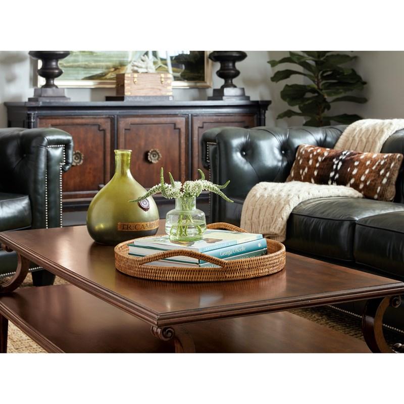 Large Picture of Hooker Furniture 6750-80110-85 Charleston Rectangle Cocktail Table