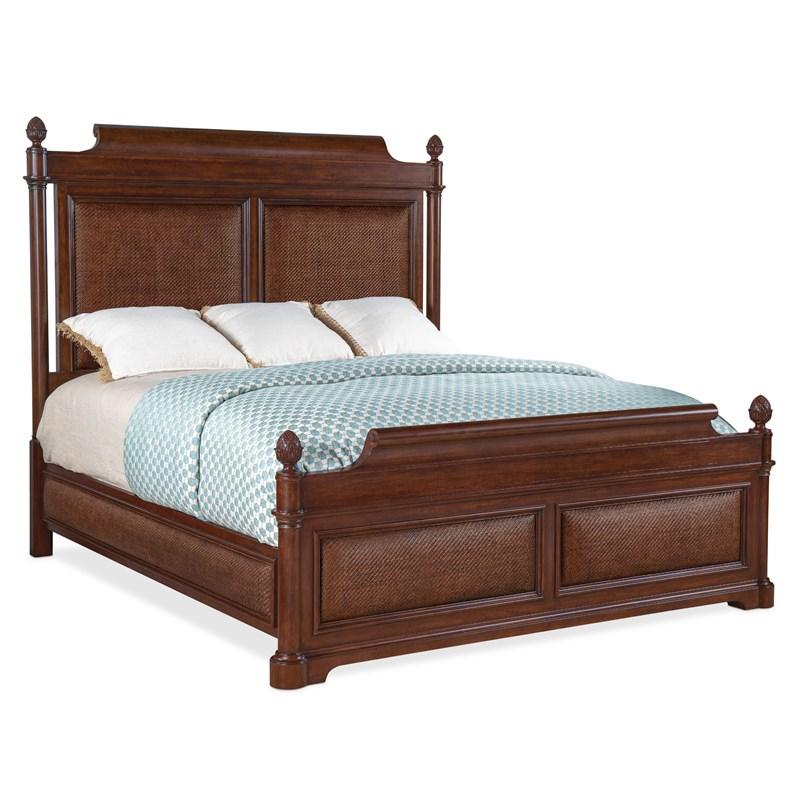 Hooker Furniture 6750-90260-85 Charleston Cal King Panel Bed