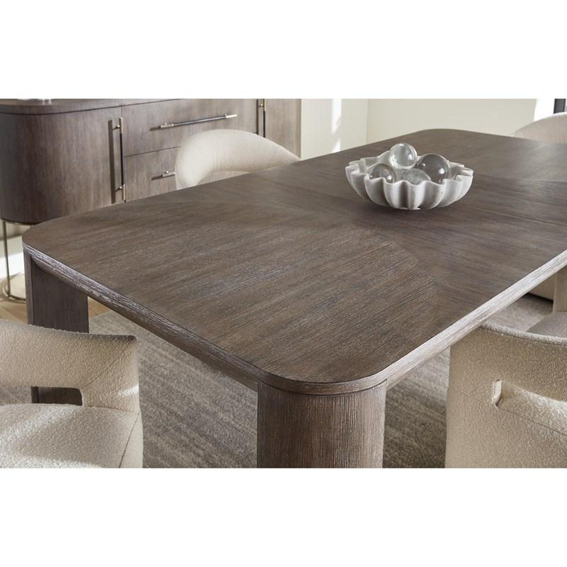 Large Picture of Hooker Furniture 6850-75200-89 Modern Mood Leg Dining Table with 1-24in Leaf