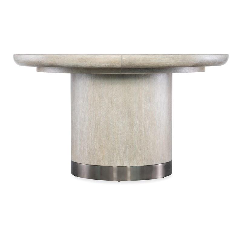 Hooker Furniture 6850-75201-80 Modern Mood Round Dining Table with 1-18in Leaf