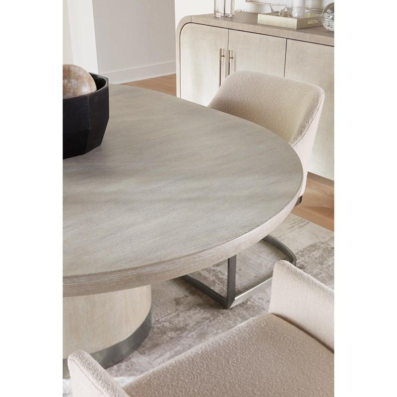 Large Picture of Hooker Furniture 6850-75201-80 Modern Mood Round Dining Table with 1-18in Leaf