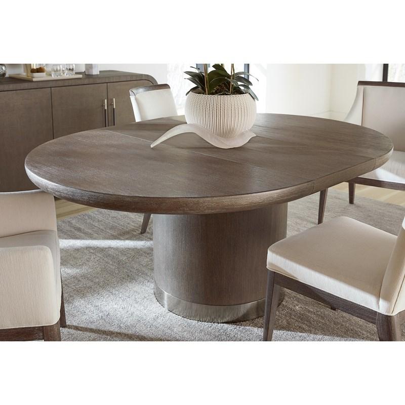 Large Picture of Hooker Furniture 6850-75201-89 Modern Mood Round Dining Table with 1-18in Leaf
