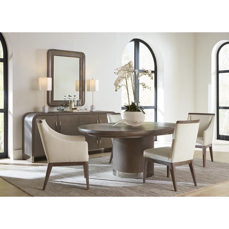 Large Picture of Hooker Furniture 6850-75201-89 Modern Mood Round Dining Table with 1-18in Leaf
