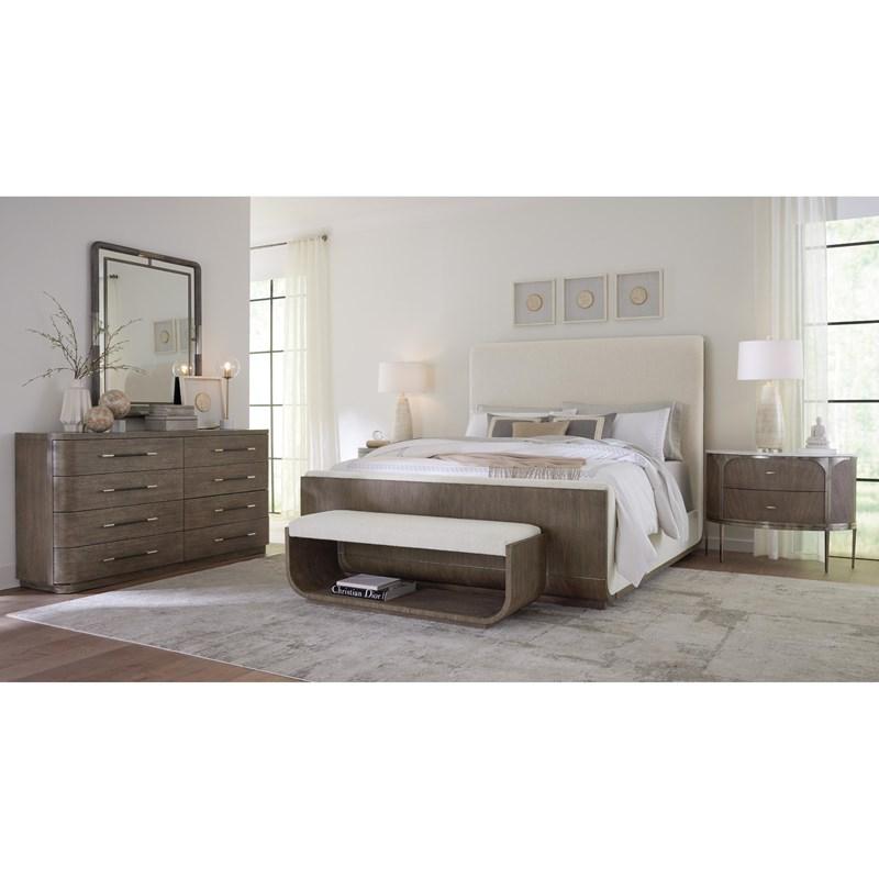 Large Picture of Hooker Furniture 6850-90119-89 Modern Mood Bed Bench