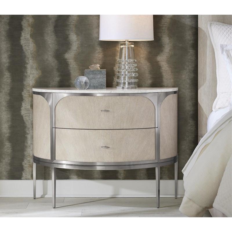 Large Picture of Hooker Furniture 6850-90215-80 Modern Mood Two Drawer Nightstand