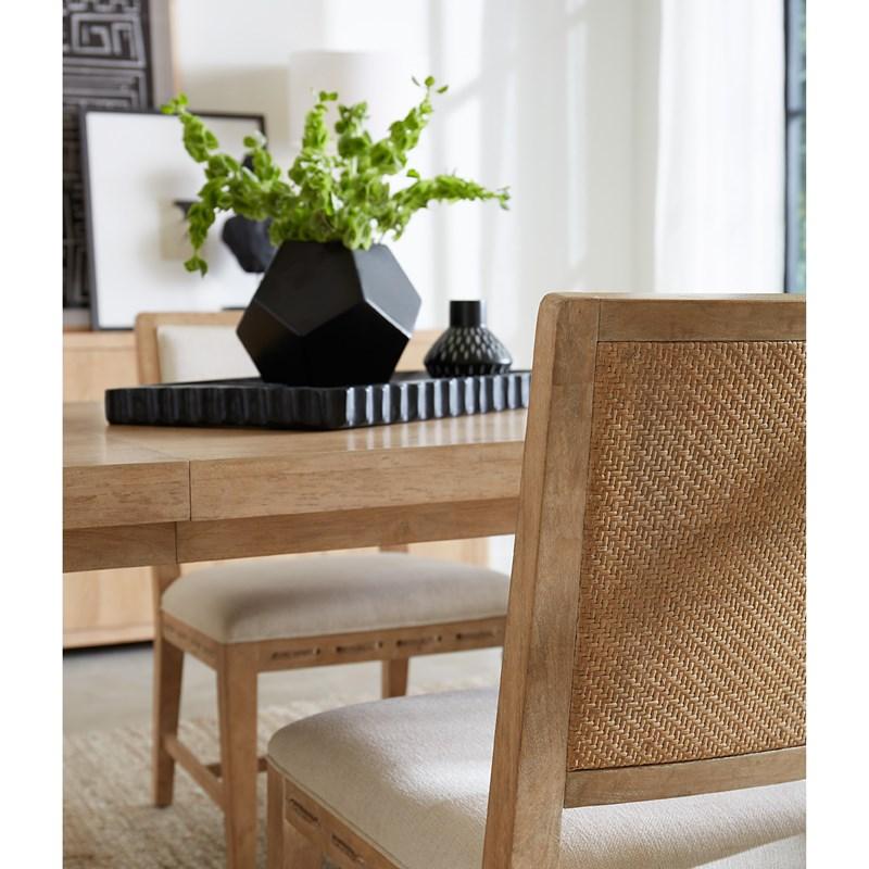 Large Picture of Hooker Furniture 6950-75200-80 Retreat Rectangle Dining Table with 1-22in Leaf