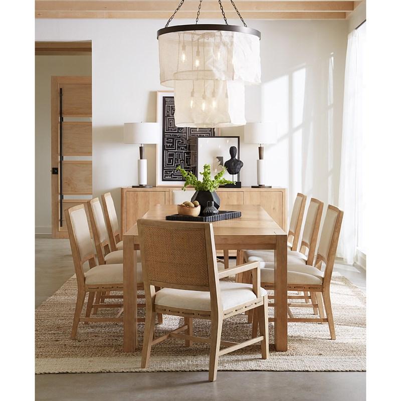 Large Picture of Hooker Furniture 6950-75200-80 Retreat Rectangle Dining Table with 1-22in Leaf