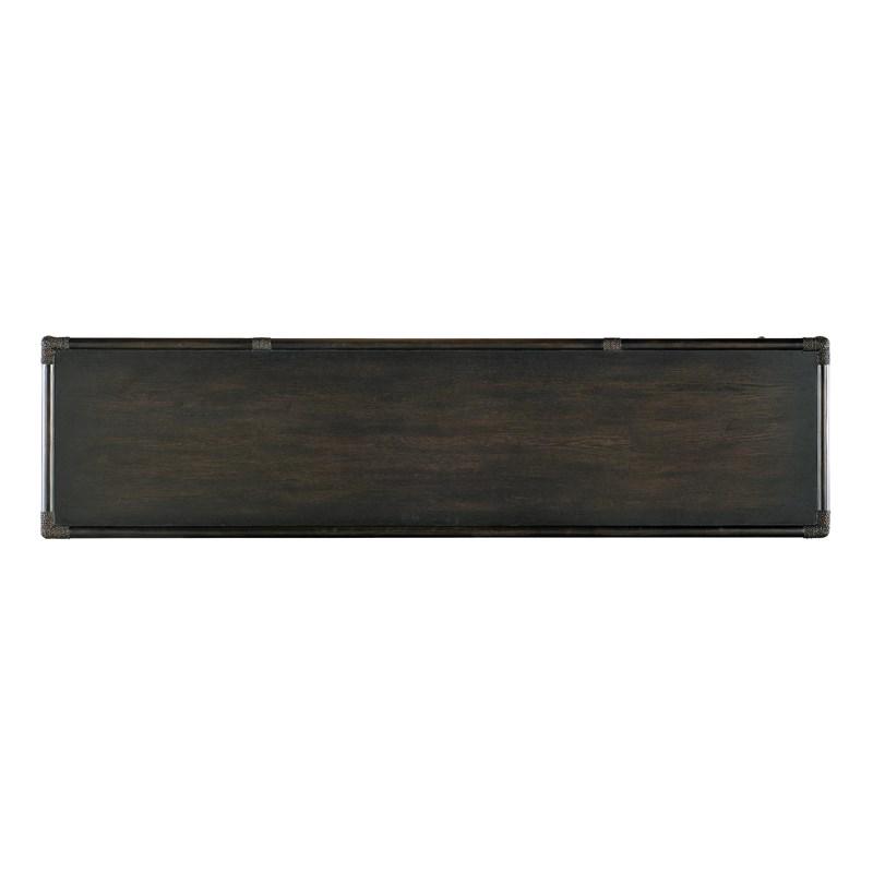 Large Picture of Hooker Furniture 6950-75917-99 Retreat Pole Rattan Sideboard