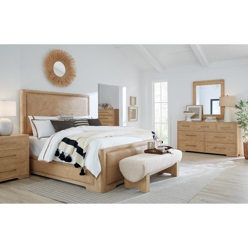 Large Picture of Hooker Furniture 6950-90015-80 Retreat Three-Drawer Nightstand