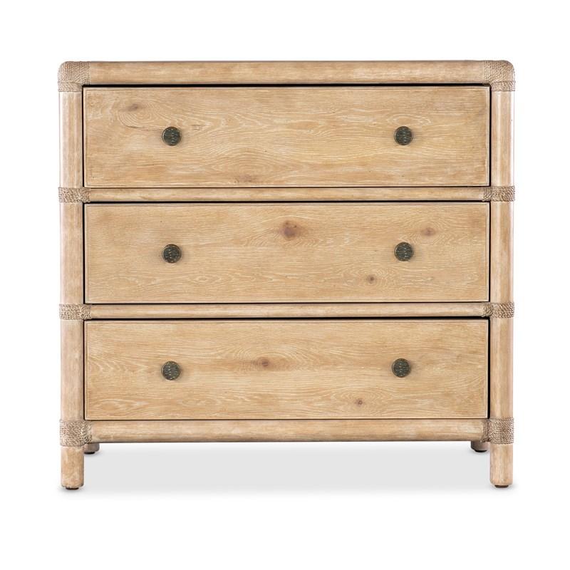 Large Picture of Hooker Furniture 6950-90216-80 Retreat Pole Rattan Nightstand