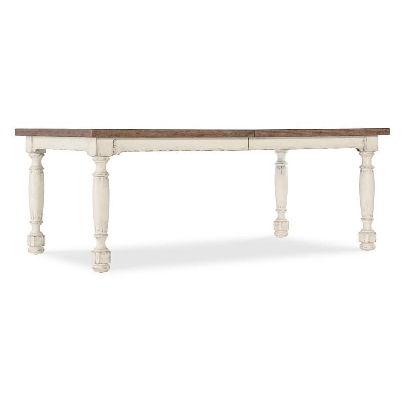 Hooker Furniture 7050-75200-02 Americana Leg Dining Table with 1-22in Leaf