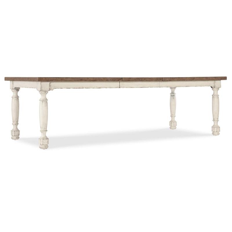 Large Picture of Hooker Furniture 7050-75200-02 Americana Leg Dining Table with 1-22in Leaf