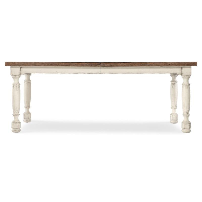 Large Picture of Hooker Furniture 7050-75200-02 Americana Leg Dining Table with 1-22in Leaf