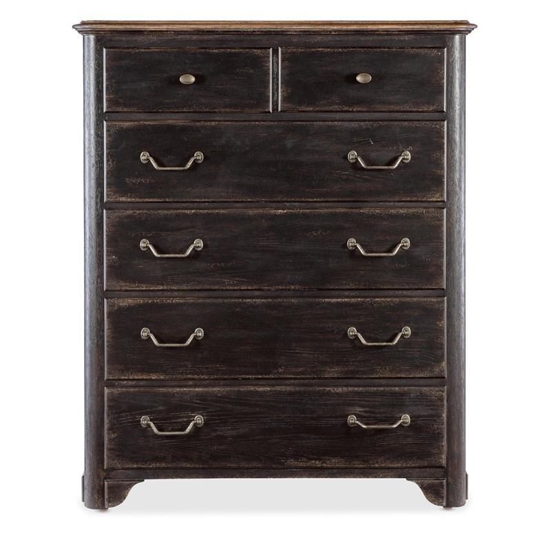 Large Picture of Hooker Furniture 7050-90010-89 Americana Six-Drawer Chest