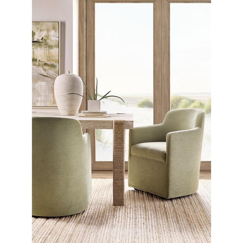 Large Picture of Hooker Furniture 7228-75007-80 Commerce & Market Seaside Rectangle Dining Table with 1-22in Leaf