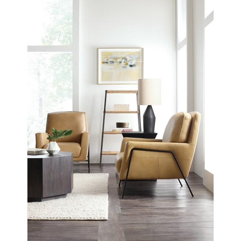 Large Picture of Hooker Furniture CC452-009 Amette Metal Frame Club Chair
