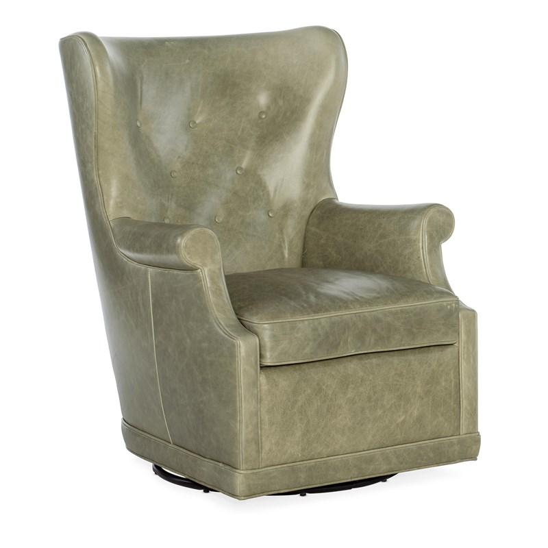 Hooker Furniture CC536-SW-031 Mai Wing Swivel Club Chair