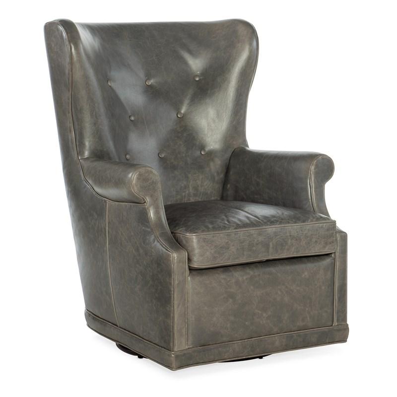 Hooker Furniture CC536-SW-091 Mai Wing Swivel Club Chair
