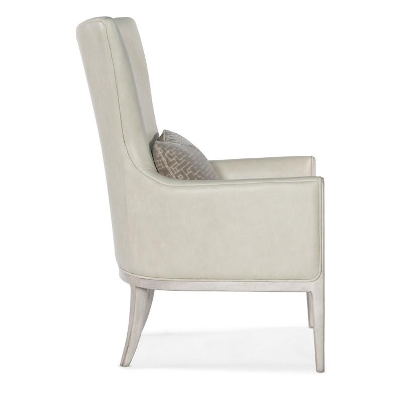 Large Picture of Hooker Furniture CC903-003 Kyndall Club Chair with Accent Pillow