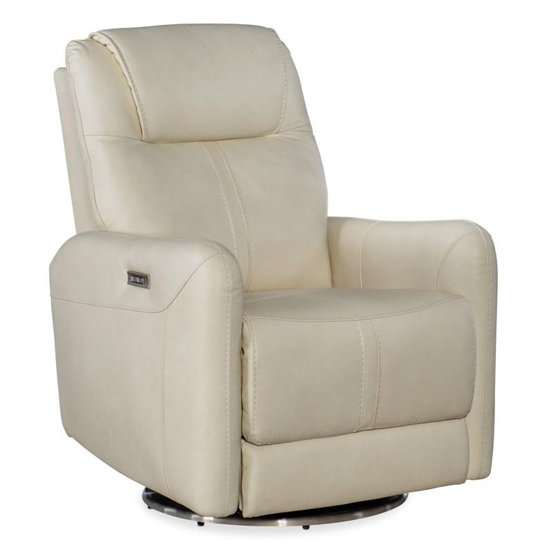 Hooker Furniture RC601-PHSZ-003 Steffen Swivel Power Recliner with Power Headrest