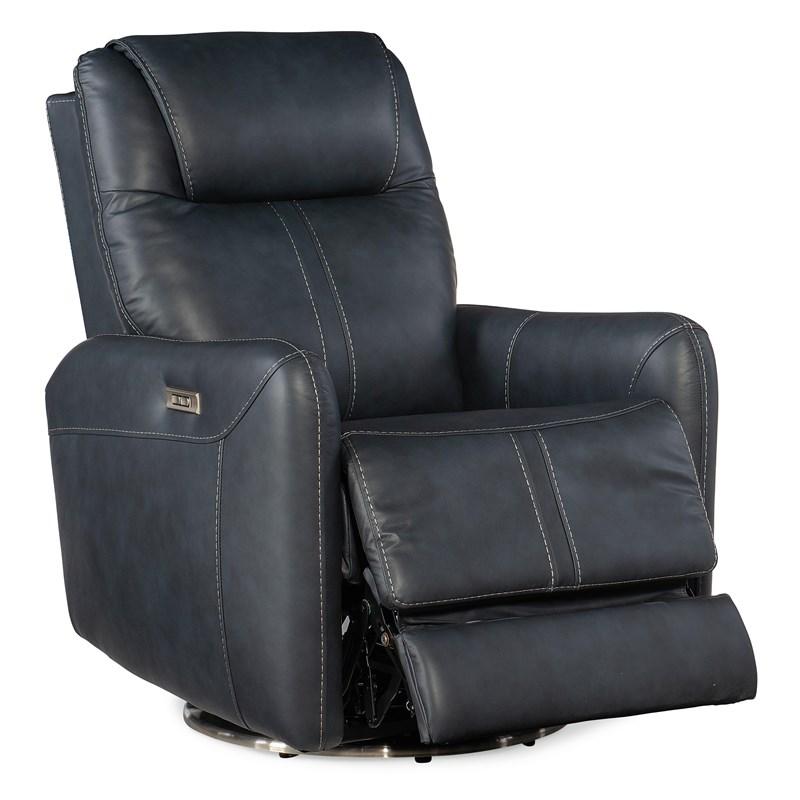 Large Picture of Hooker Furniture RC601-PHSZ-049 Steffen Swivel Power Recliner with Power Headrest