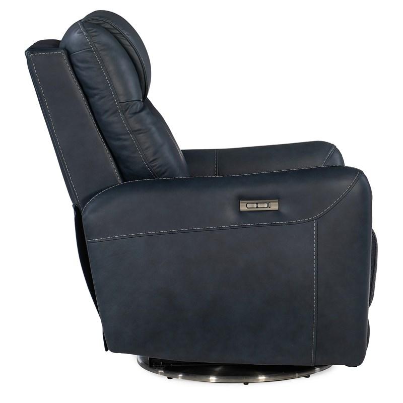 Large Picture of Hooker Furniture RC601-PHSZ-049 Steffen Swivel Power Recliner with Power Headrest