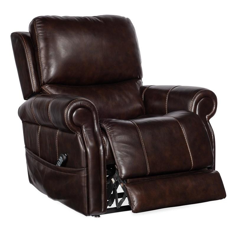 Large Picture of Hooker Furniture RC602-PHLL4-089 Eisley Power Recliner with Power Headrest, Lumbar & Lift