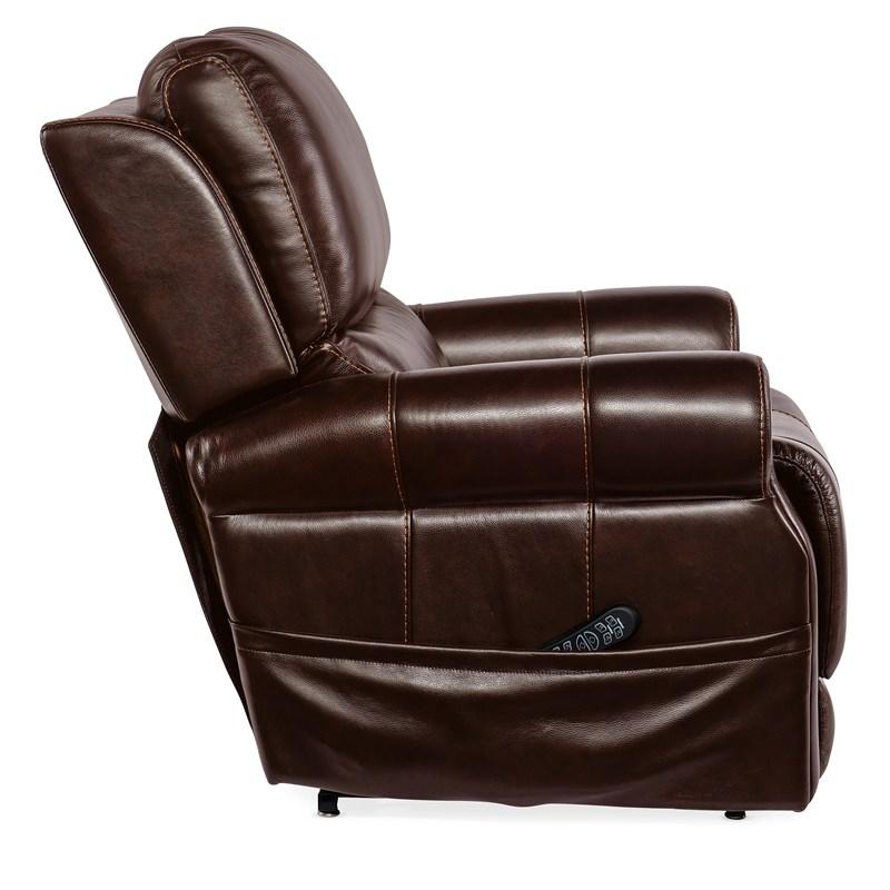 Large Picture of Hooker Furniture RC602-PHLL4-089 Eisley Power Recliner with Power Headrest, Lumbar & Lift