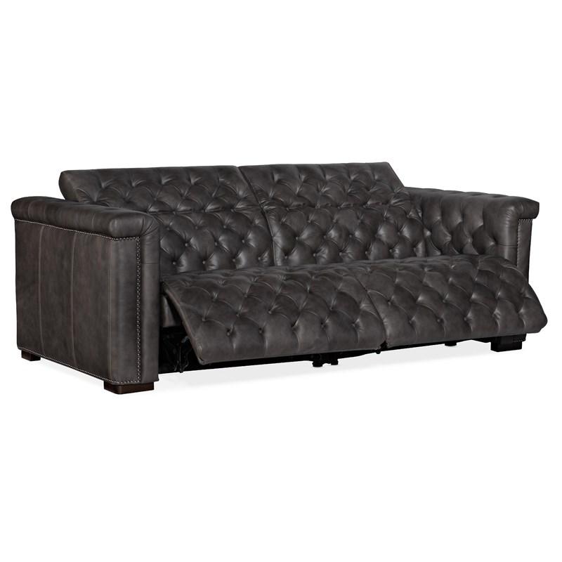 Large Picture of Hooker Furniture SS434-1.5RL-P-PH-096 Savion 2 over 2 Sofa with Power Recline & Power Headrest