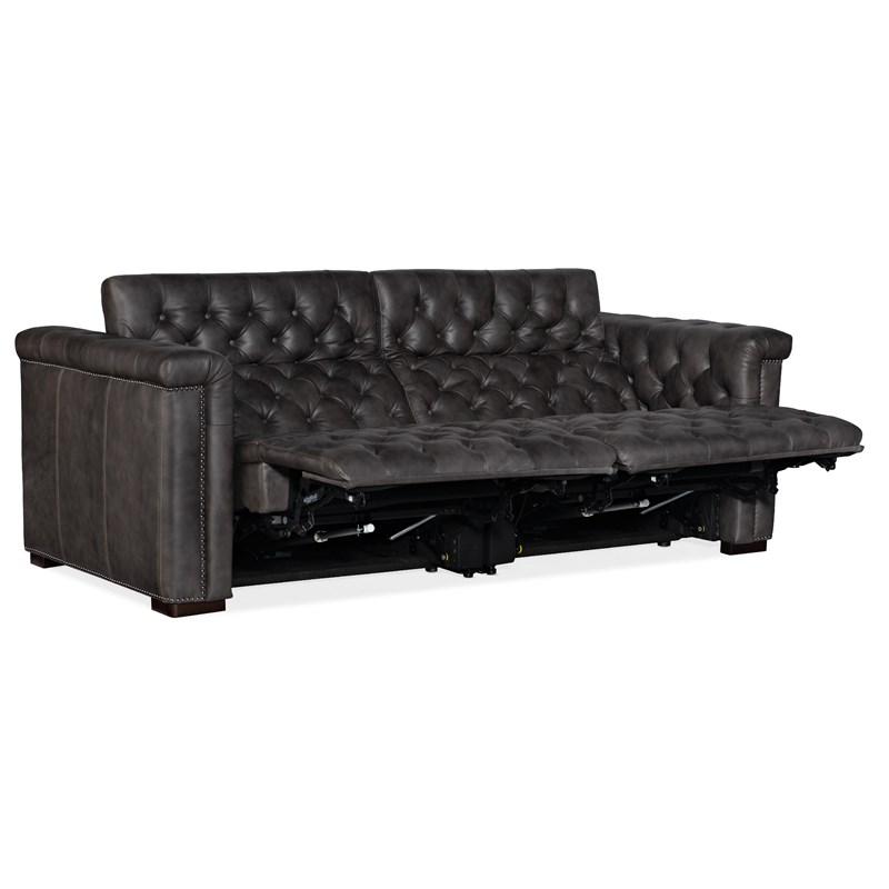 Large Picture of Hooker Furniture SS434-1.5RL-P-PH-096 Savion 2 over 2 Sofa with Power Recline & Power Headrest