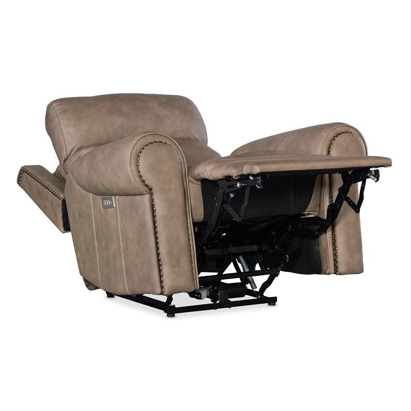 Large Picture of Hooker Furniture SS635-PHZL1-082 Duncan Power Recliner with Power Headrest & Lumbar