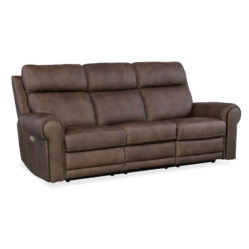 Hooker Furniture SS635-PHZL3-088 Duncan Power Sofa with Power Headrest & Lumbar