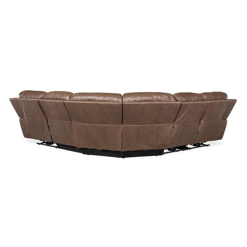 Large Picture of Hooker Furniture SS640-5PC3-088 Torres 5 Piece Sectional with Power Recline & Power Headrest