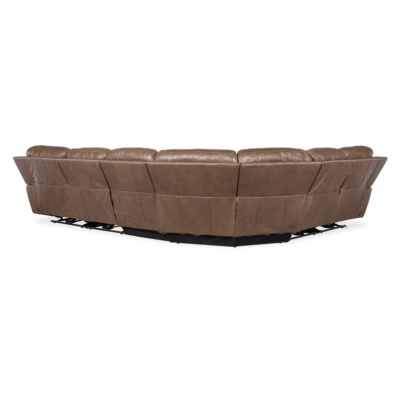 Large Picture of Hooker Furniture SS640-6PC3-088 Torres 6 Piece Sectional with Power Recline & Power Headrest