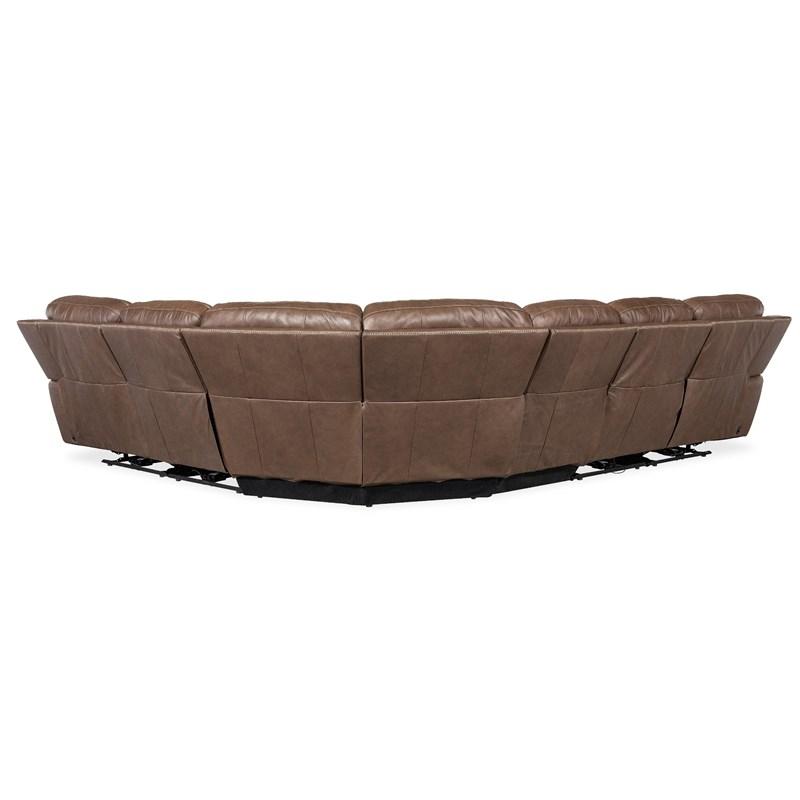 Large Picture of Hooker Furniture SS640-6PC4-088 Torres 6 Piece Sectional with Power Recline & Power Headrest