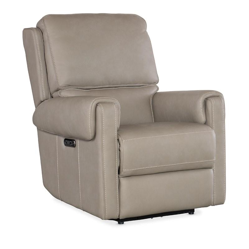 Hooker Furniture SS718-PHZ1-090 Somers Power Recliner with Power Headrest