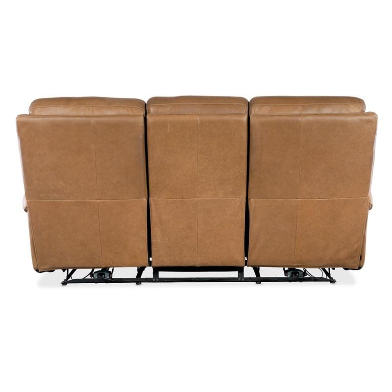 Large Picture of Hooker Furniture SS718-PHZ3-080 Somers Sofa with Power Recline & Power Headrest