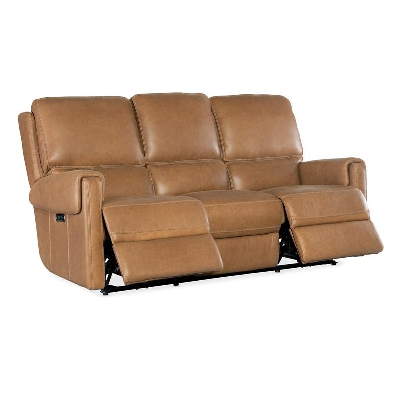 Large Picture of Hooker Furniture SS718-PHZ3-080 Somers Sofa with Power Recline & Power Headrest