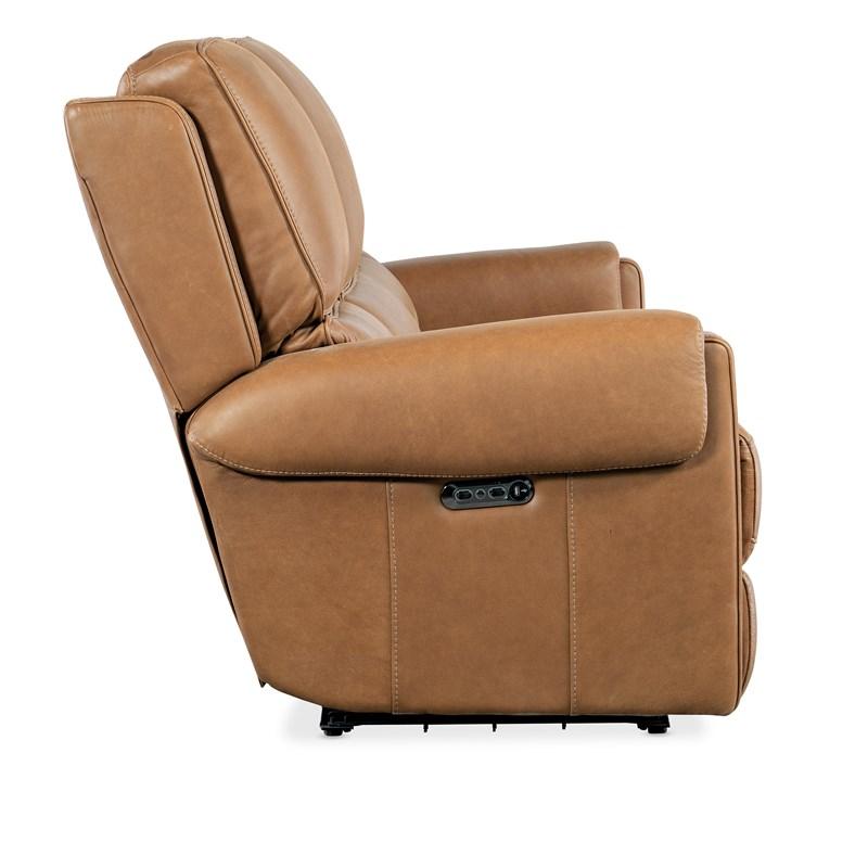 Large Picture of Hooker Furniture SS718-PHZ3-080 Somers Sofa with Power Recline & Power Headrest