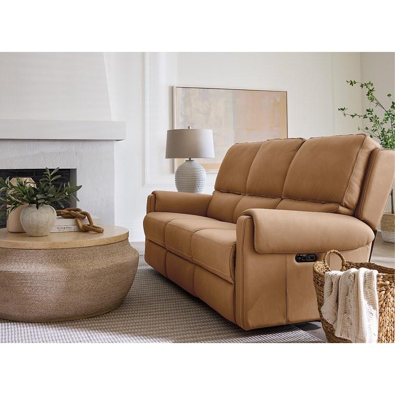 Large Picture of Hooker Furniture SS718-PHZ3-080 Somers Sofa with Power Recline & Power Headrest