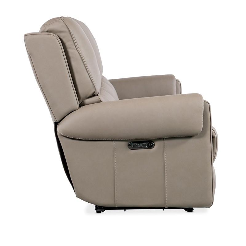 Large Picture of Hooker Furniture SS718-PHZ3-090 Somers Sofa with Power Recline & Power Headrest