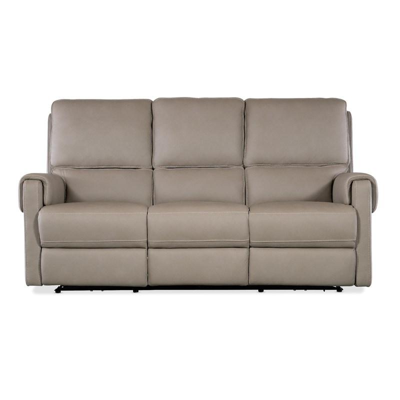 Large Picture of Hooker Furniture SS718-PHZ3-090 Somers Sofa with Power Recline & Power Headrest