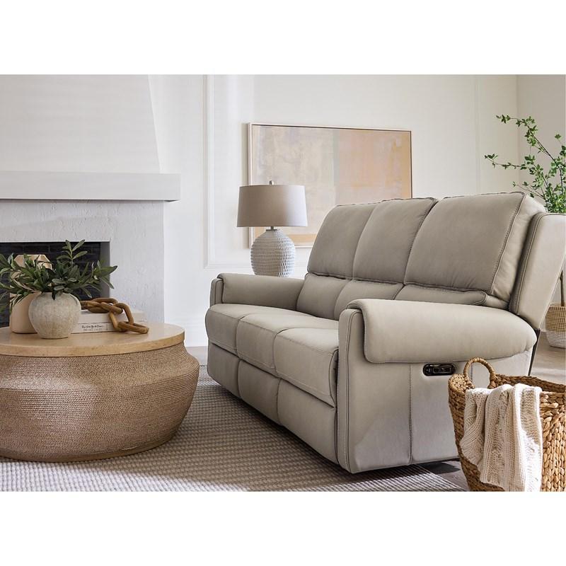 Large Picture of Hooker Furniture SS718-PHZ3-090 Somers Sofa with Power Recline & Power Headrest